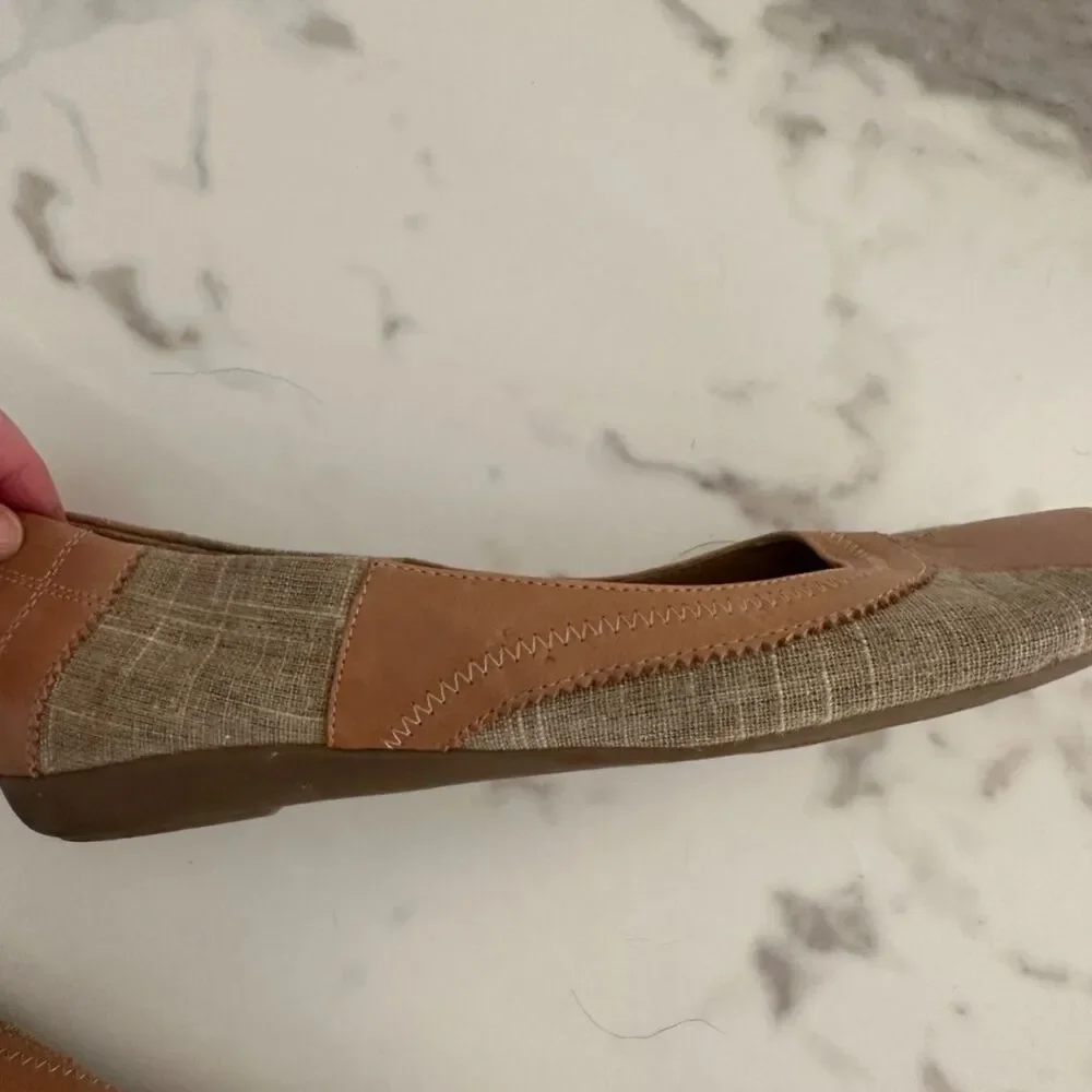 AEROSOLES Tan and Beige Women’s Flats